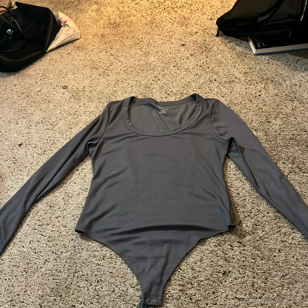 NEVER WORN!!! Grey bodysuit!